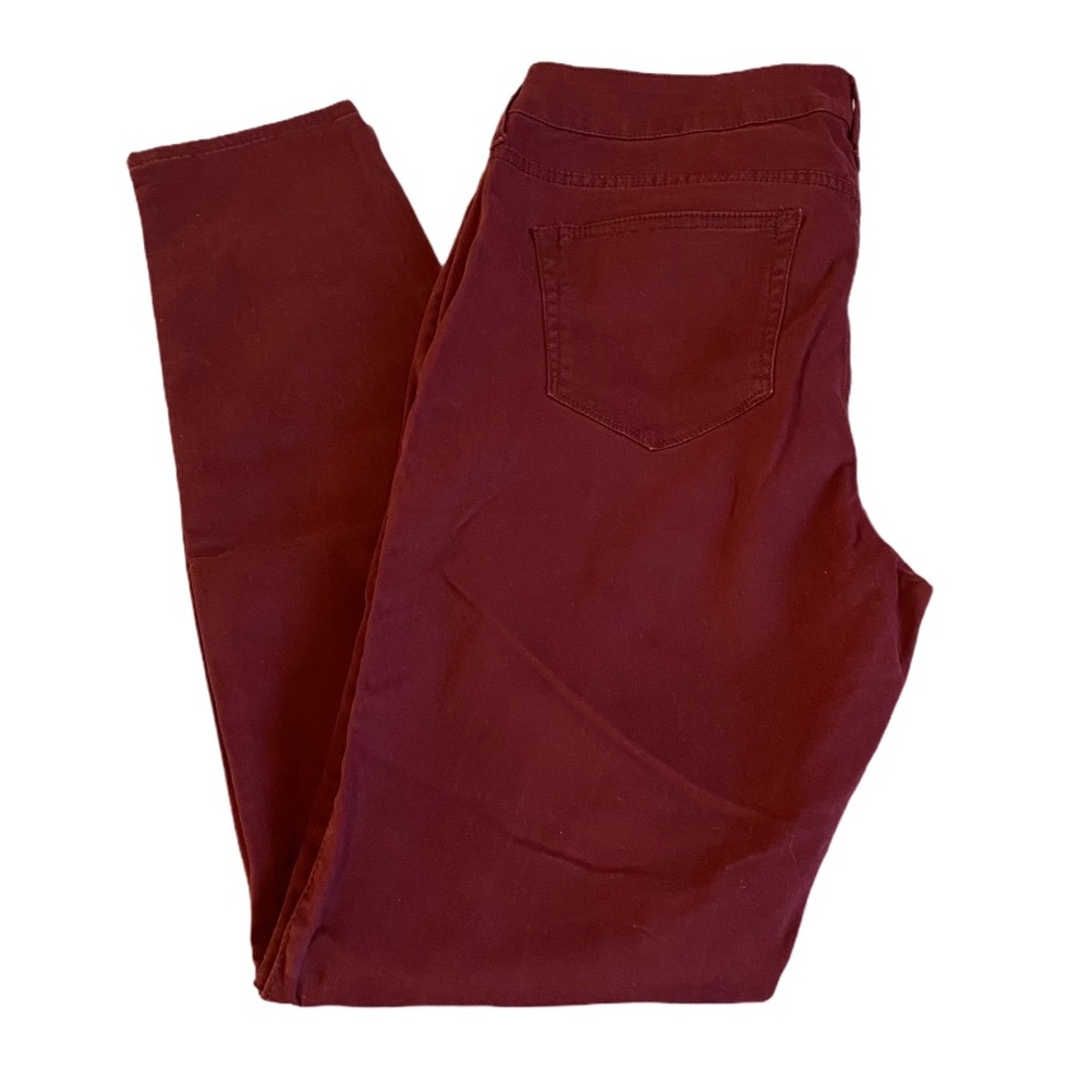 ANA Jeggings Burgundy Women's Size 30/10